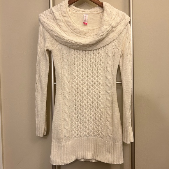 No Boundaries Sweaters - No Boundaries Cream Cowl Neck Sweater